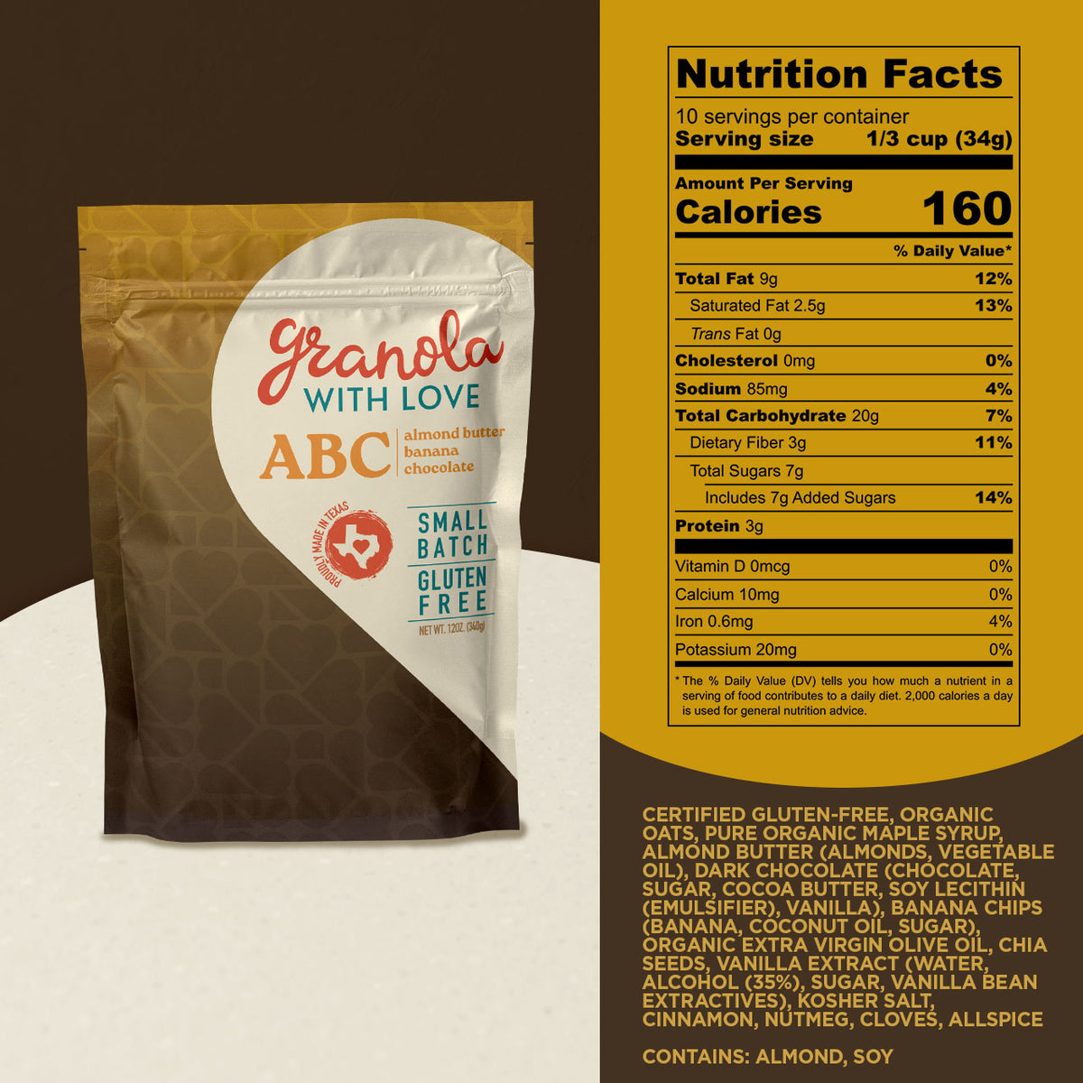 Granola With Love ABC 12oz. - 3 PACK