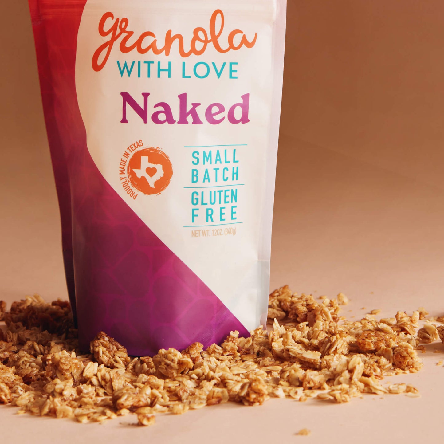 Naked granola yogurt parfait Dallas single bag healthy breakfast berries